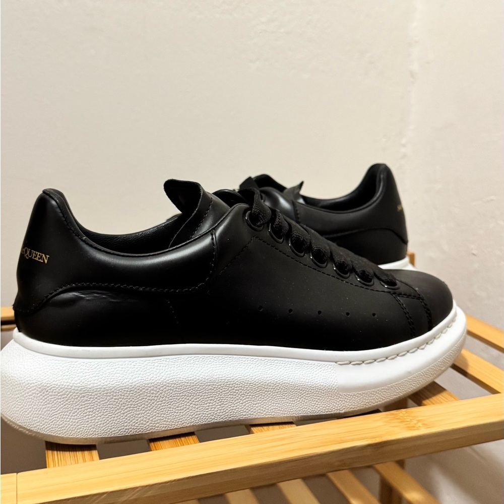 Alexander McQueen Black and White Men's Sneakers